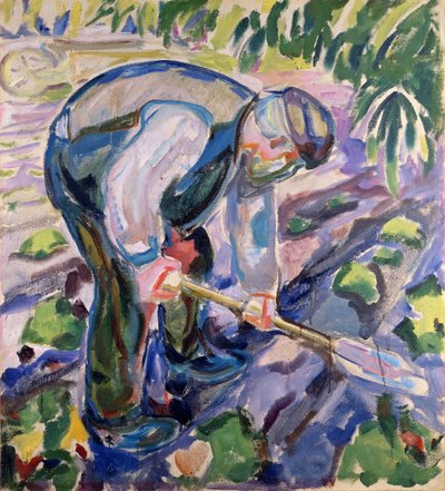 Der Totengräber von Edvard Munch